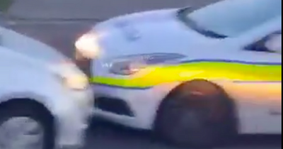 Footage shows dangerous scenes in Cherry Orchard as garda car rammed by reckless racers