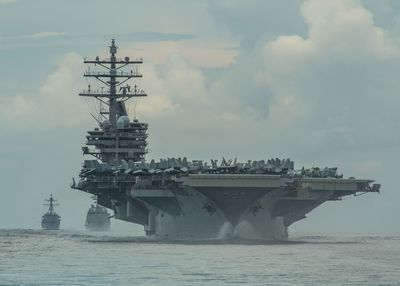 US aircraft carrier heading to South Korea for joint drills