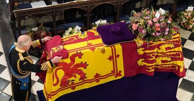 When does national mourning period end following the Queen's funeral?