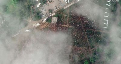 Satellite images of Queen's funeral show huge scale of turnout as seen from space