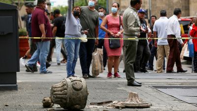 Strong earthquake shakes Mexico on 'cursed' anniversary of tremblors