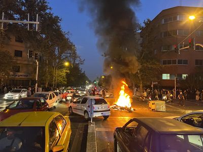 Iranians protested in Tehran over a woman's death in police custody