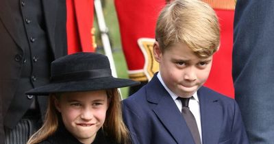 Prince George and Princess Charlotte's new surname displayed at Queen's funeral