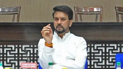 ‘Biggest threat to mainstream media is media channels’: I&B minister Anurag Thakur