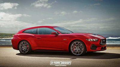 2024 Ford Mustang Shooting Brake Rendering Imagines A Long Roof Pony