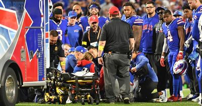 Buffalo Bills star leaves pitch in ambulance after sickening neck injury during NFL clash