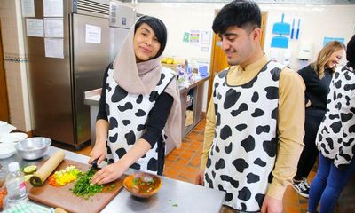 ‘I miss my hometown, my friend – and my mum’s delicious food’: the cookbook made by refugees