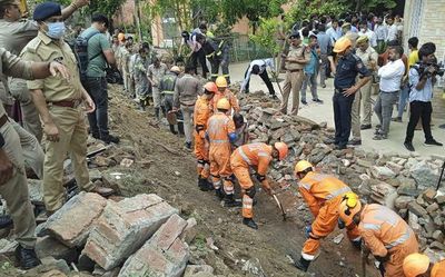 Noida housing wall collapse | Four labourers killed; sub-contractor arrested