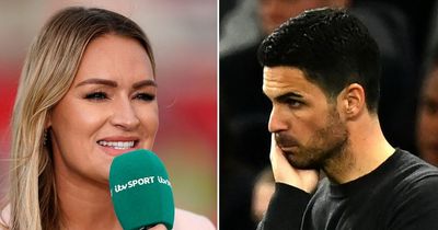 Laura Woods feels Mikel Arteta's reaction to Arsenal low point "summed him up"