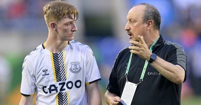 Rafa Benitez shares 'mentality' concerns over Anthony Gordon during time at Everton