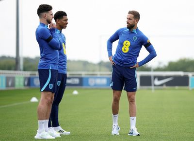 England midfield trio miss training ahead of Nations League matches