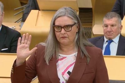 Watch as Tory MSP becomes only Holyrood member to swear new oath to King Charles