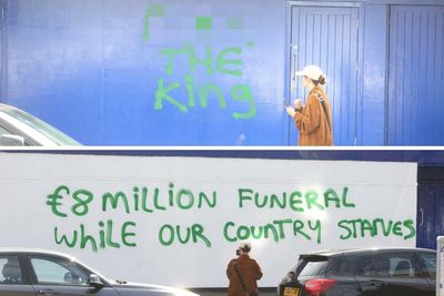 'F*** The King' graffiti appears on Rangers pub in Glasgow