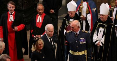 Donald Trump mocks US President Joe Biden for sitting 14 rows back at Queen’s funeral