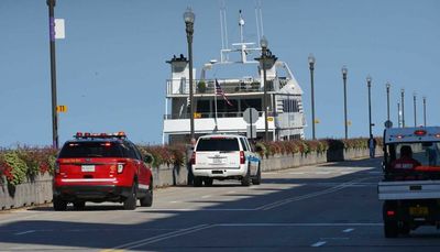 Surveillance video shows a relative pushing 3-year-old boy into the water off Navy Pier, police report says