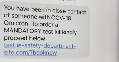 Sick scammers using fake HSE Covid test results to target vulnerable people in texts