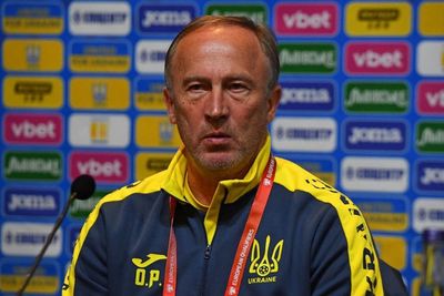 Ukraine manager Oleksandr Petrakov fined by Uefa after vowing to ‘pick up a weapon’ against Russia