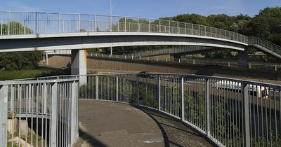 Hunt for heroes who saved woman from falling off Leeds M621 bridge