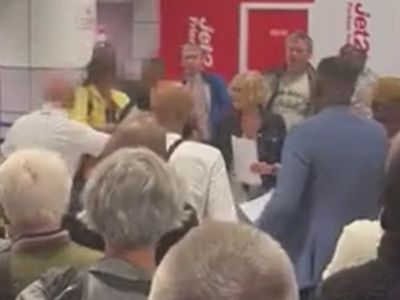 Brawl breaks out at Manchester airport over lost luggage