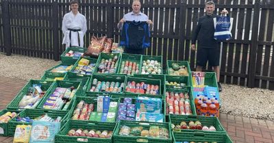 Lanarkshire karate club digs deep to help local food groups