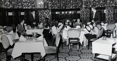 Dinner time at one of Newcastle's most famous former hotels 45 years ago
