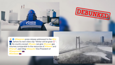 Is Gazprom threatening to keep Europe cold this winter? Why this video is likely fake