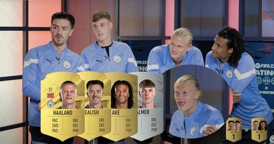 Four Man City players question FIFA 23 ratings in hilarious interview