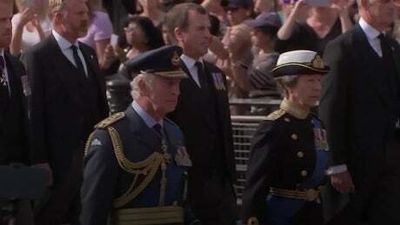 Royal family observing week of mourning for the Queen after emotional funeral