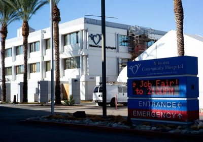 Police search for suspect in stabbing at LA hospital