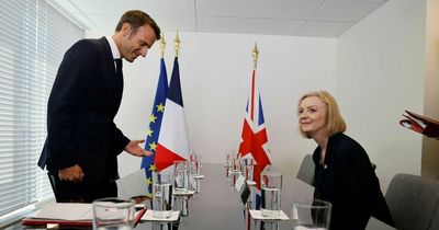 Liz Truss meets France's Emmanuel Macron after 'foe' swipe - and doesn't raise migration