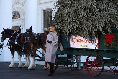 Melania Trump defends controversial Christmas comments as she promotes line of $45 festive ornaments