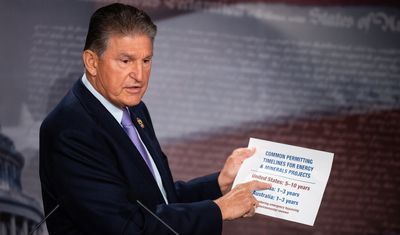 Manchin: Energy permitting bill to be ready Wednesday - Roll Call