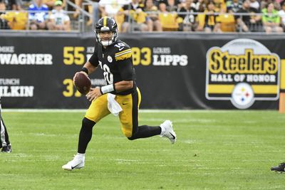 Steelers QB Mitch Trubisky hints at using his legs more vs Browns