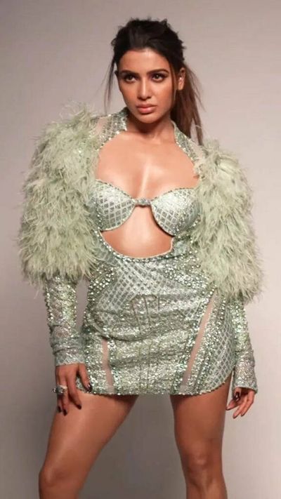 Samantha Ruth Prabhu made striking appearances in green ensembles