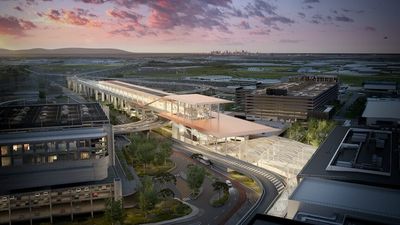 Victorian government releases business case for above-ground Melbourne Airport train station and new station for Keilor East