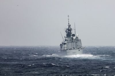 US and Canadian warships sail through Taiwan Strait