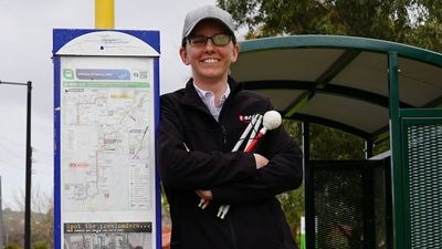 Bus stop app in development to help public transport users who are blind or vision-impaired