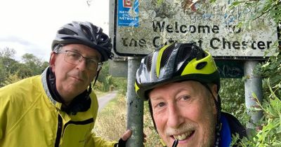 Retired West Lothian man completes gruelling 500-mile cycle across the UK for charity