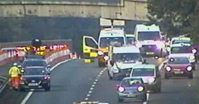 Travel chaos on M8 as emergency services race to multi-vehicle crash