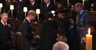 Harry and William's conversation at Queen's committal revealed by lip readers