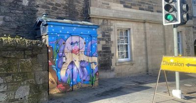 Edinburgh city centre police box with striking paintwork put up for sale