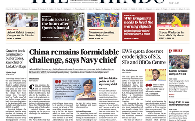 China remains a formidable challenge: Navy chief