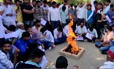 Jodhpur: People perform 'havan' to protest against Lumpy disease spread