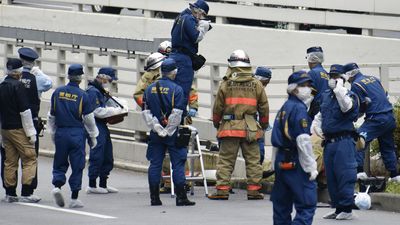 A man sets himself on fire in an apparent protest of Japanese leader Abe's funeral