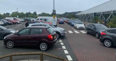 Driver slapped with £100 fine for parking on white bay markings at city centre car park