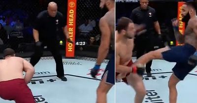 UFC president Dana White denies laughing at fighter being kicked in the groin