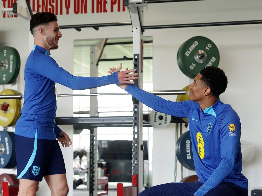 Declan Rice England Midfield Control Declan Rice sees long-term England midfield…