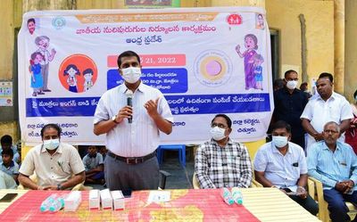Collector launches distribution of deworming tablets in Chittoor district