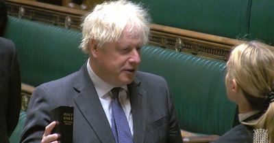 Dishevelled backbencher Boris Johnson 15th MP in line to swear allegiance to King