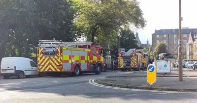 Edinburgh public toilets engulfed in flames as fire crews rush to tackle blaze